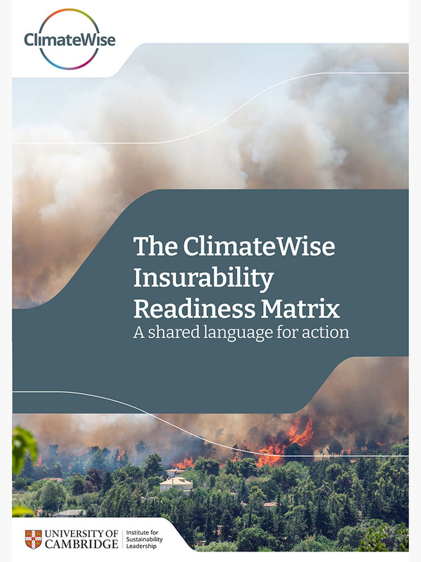 The ClimateWise Insurability Readiness Matrix cover