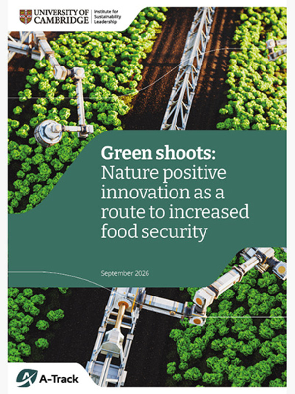 Green Shoots: Nature positive innovation as a route to increased food security cover