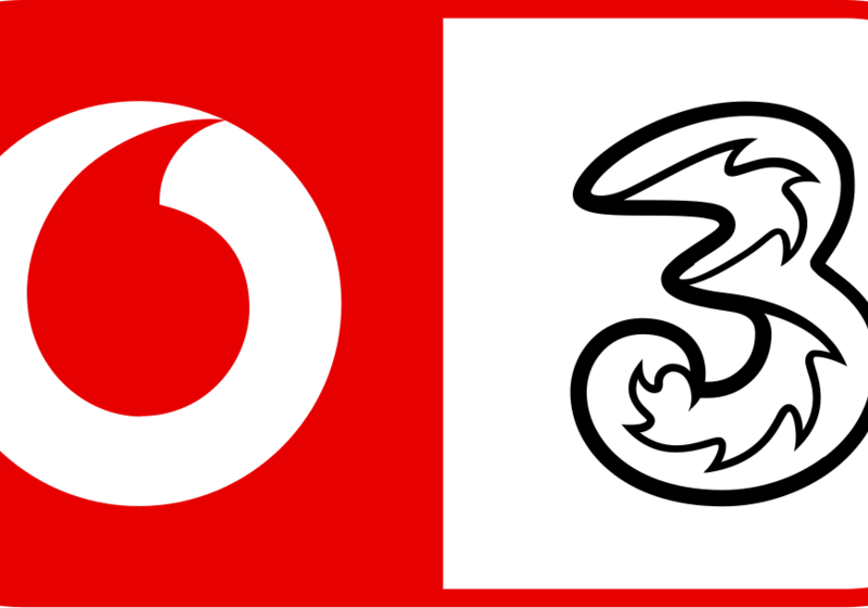 Vodafone Three logo