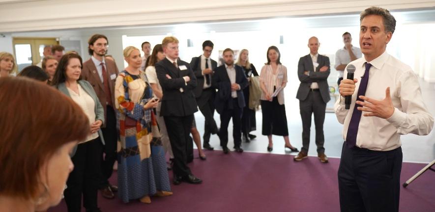 Ed Miliband addresses the BGA event at London Climate Action Week 2025