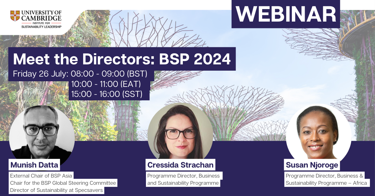 Meet the Directors Webinar - BSP Meet the Directors Webinar - BSP
