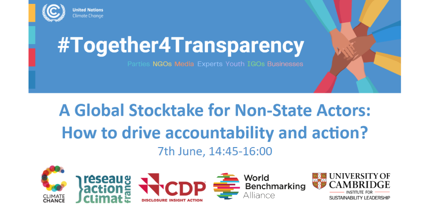A Global Stocktake for Non-State Actors: How to drive accountability and action