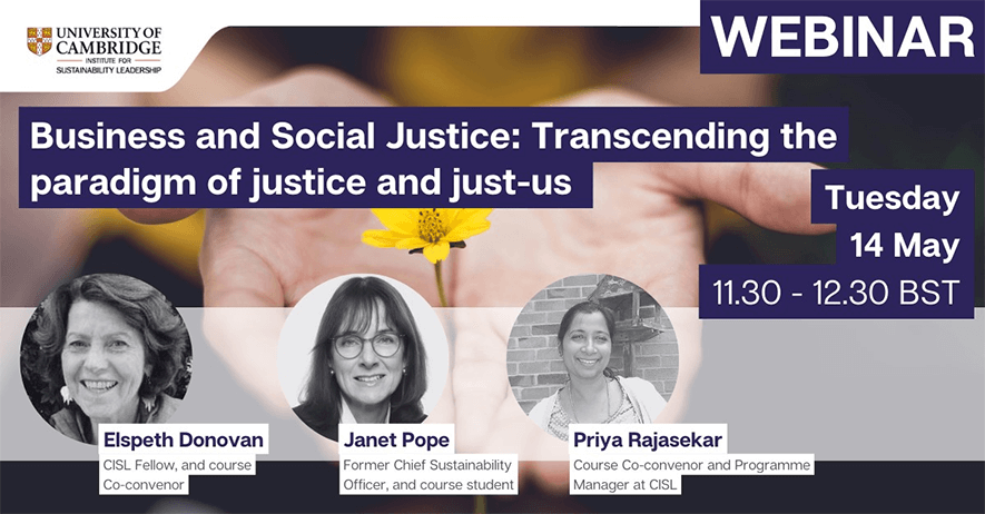 Business and Social Justice Webinar
