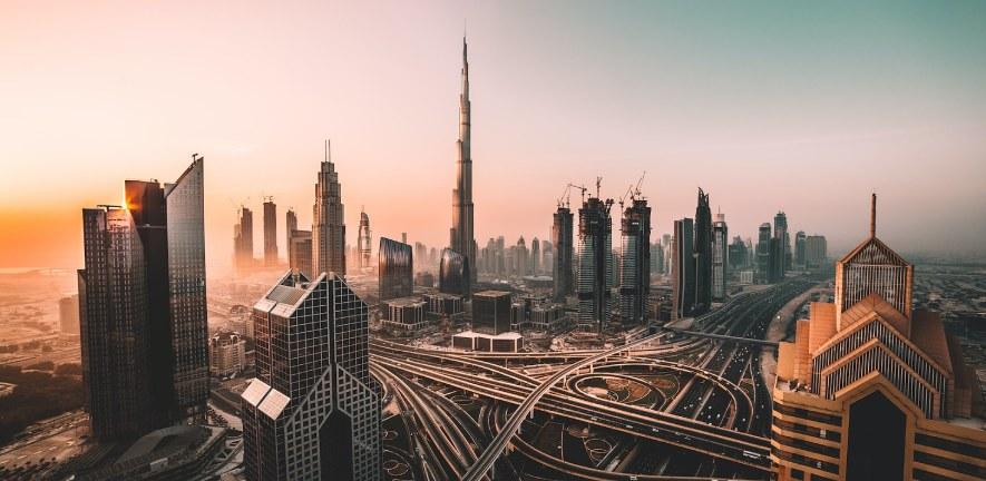 Dubai cityscape by David Rodrigo