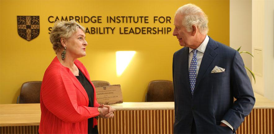 HRH The Prince of Wales visits world-leading collaborative sustainability project