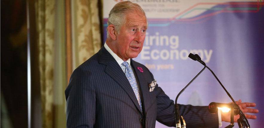 HRH The Prince of Wales announcing the Global Sustainability Fellowships